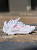 Tênis esportivo adidas rosa c branco