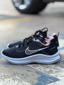 Tênis NIKE esportivo preto c rosa e branco