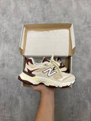 New Balance 9060 Branco e Vinho